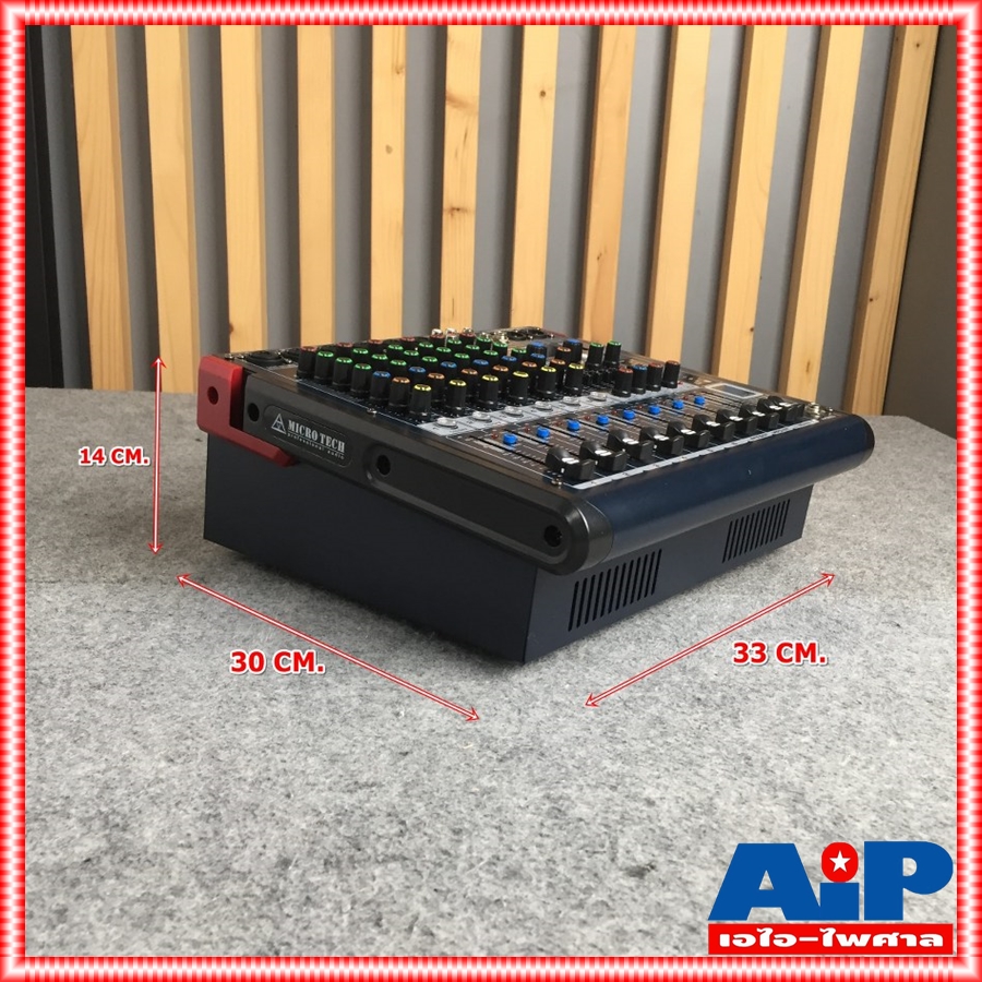 MICROTECH MT-P6 powermixer เพาเวอร์มิกเซอร์ 6 แชนแนล กำลังขับ 2x300W 4 Ohm เอฟเฟคแท้ MT P 6 MTP 6 MTP6 เอไอ-ไพศาล