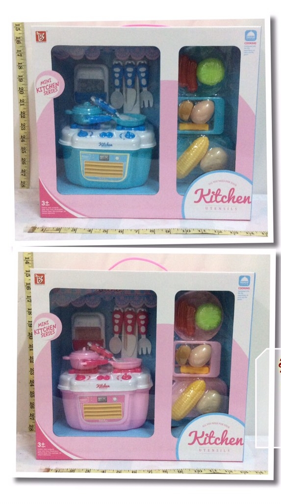 377 ของเล่นเด็กชุดครัวพร้อมผักพลาสติก กล่องละ
