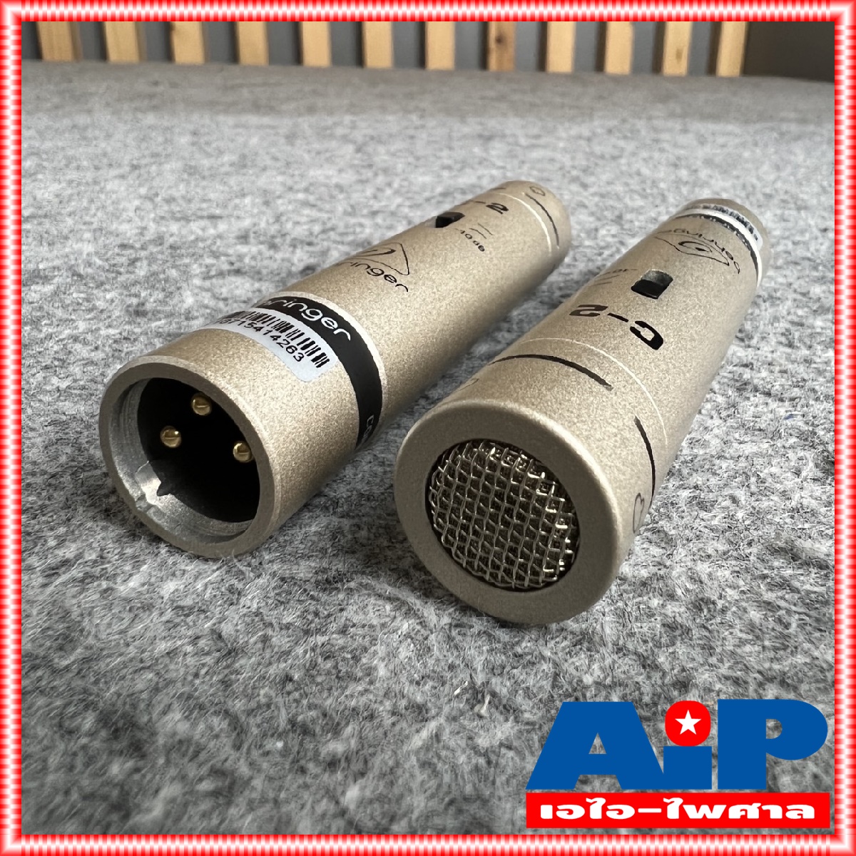 BEHRINGER C2 Studio Condenser Microphones ไมค์อัดเสียง c-2 ไมค์โครโฟน ไมค์สตูดิโอ ไมค์เครื่องดนตรี คอนเดนเซอร์ไมค์ +++