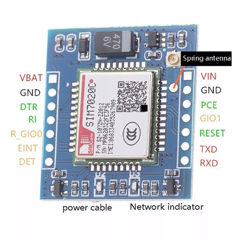 SIM7020 SIM7020C development board Multi-Band B1/B3/B5/B8 LTE NB-IoT compatible with SIM800C
