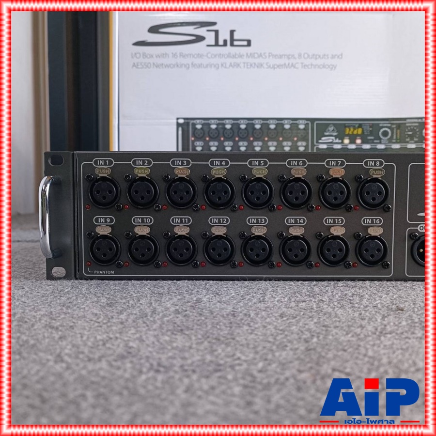 BEHRINGER S-16 Digital Snake Box สเตจบ๊อกซ์ พิ่มจำนวนอินพุต/จำนวนเอ้าพุตของระบบ 16 CH Digital Snake I/O Box รุ่น S 16 S16 เอไอ-ไพศาล
