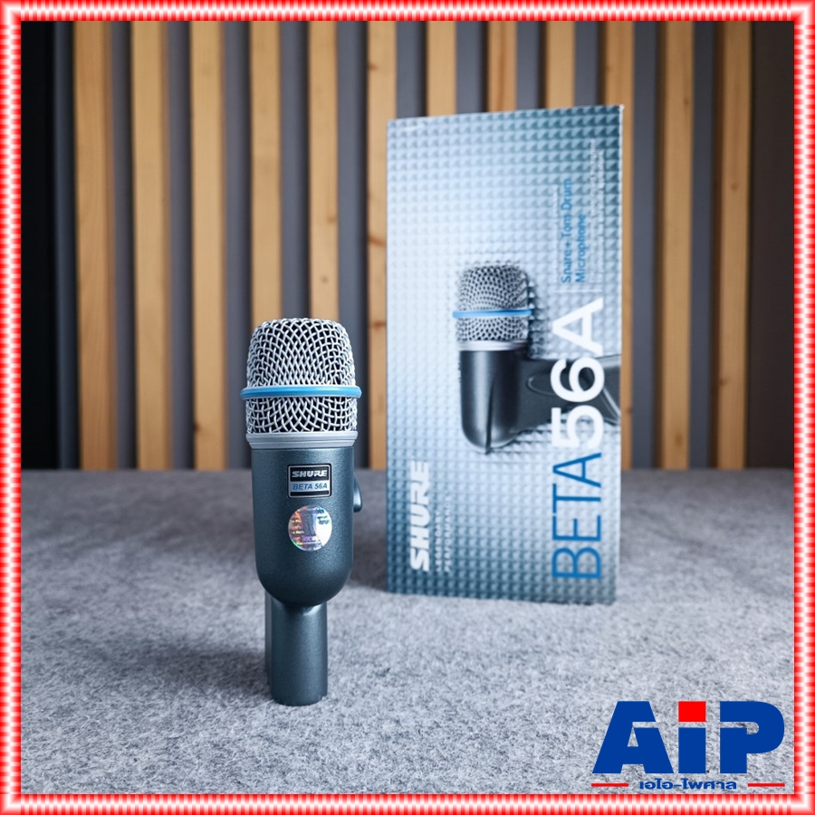 SHURE BETA-56A ไมค์ ไมโครโฟน ไมค์กลอง ไมค์เครื่องดนตรี ไมค์สำหรับจ่อเครื่องดนตรี Mic BETA56A BETA 56A BETA 56 A +++