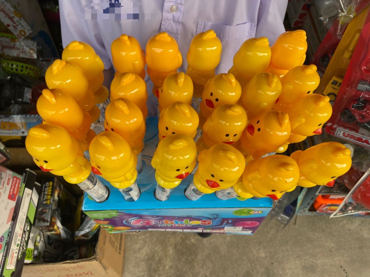 388-1 ของเล่นเด็กเป่าฟองเป็ด ด้ามเป่าฟองเป็ด ยกแพ็ค 24 ชิ้น