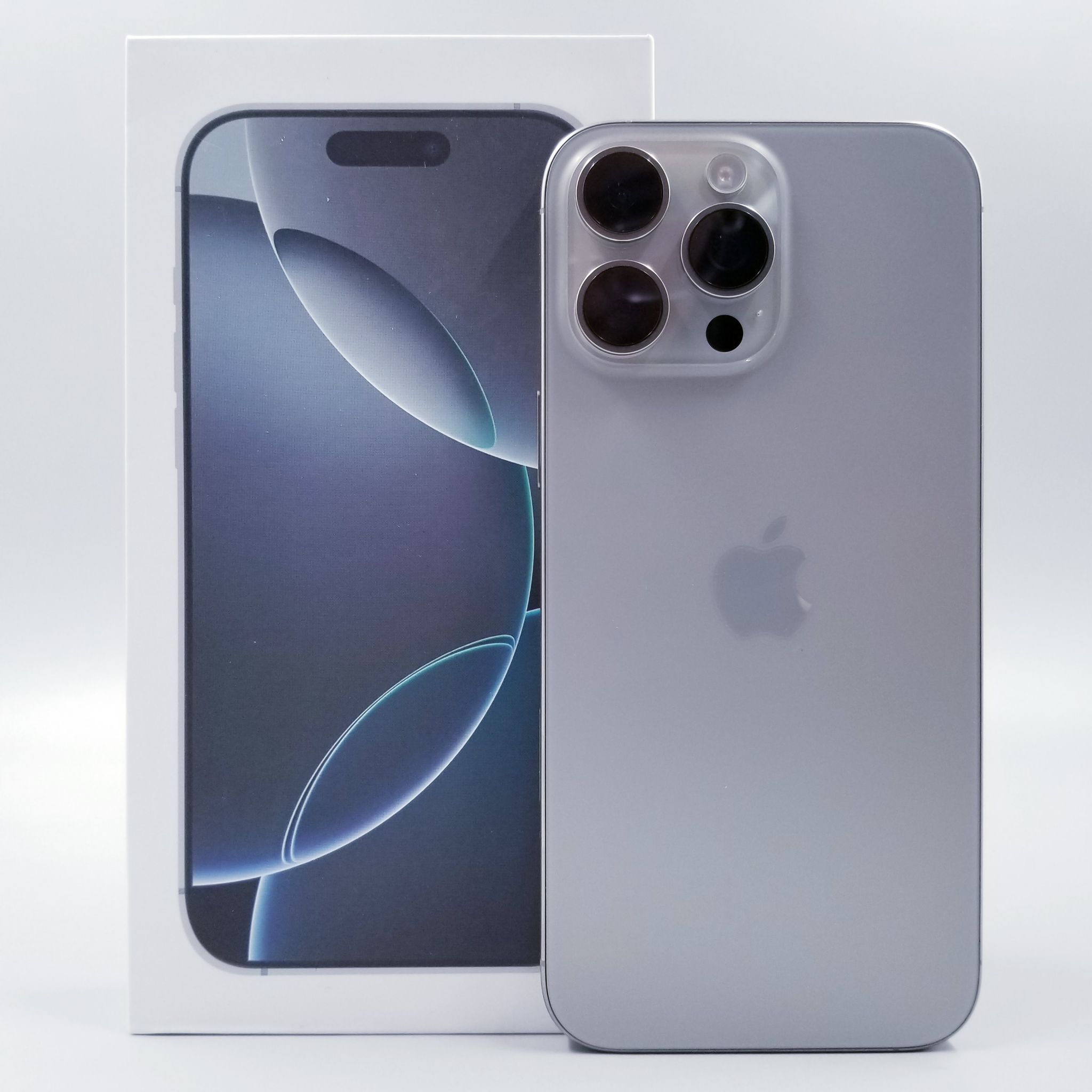 🤍iPhone 16 Pro Max 256GB Natural Titanium🤍🤍#อย่าพลาด 16PM #ศูนย์แท้ สภาพดี แบต91% ความจุเยอะ ครบกล่อง ราคาสุดคุ้ม🤍