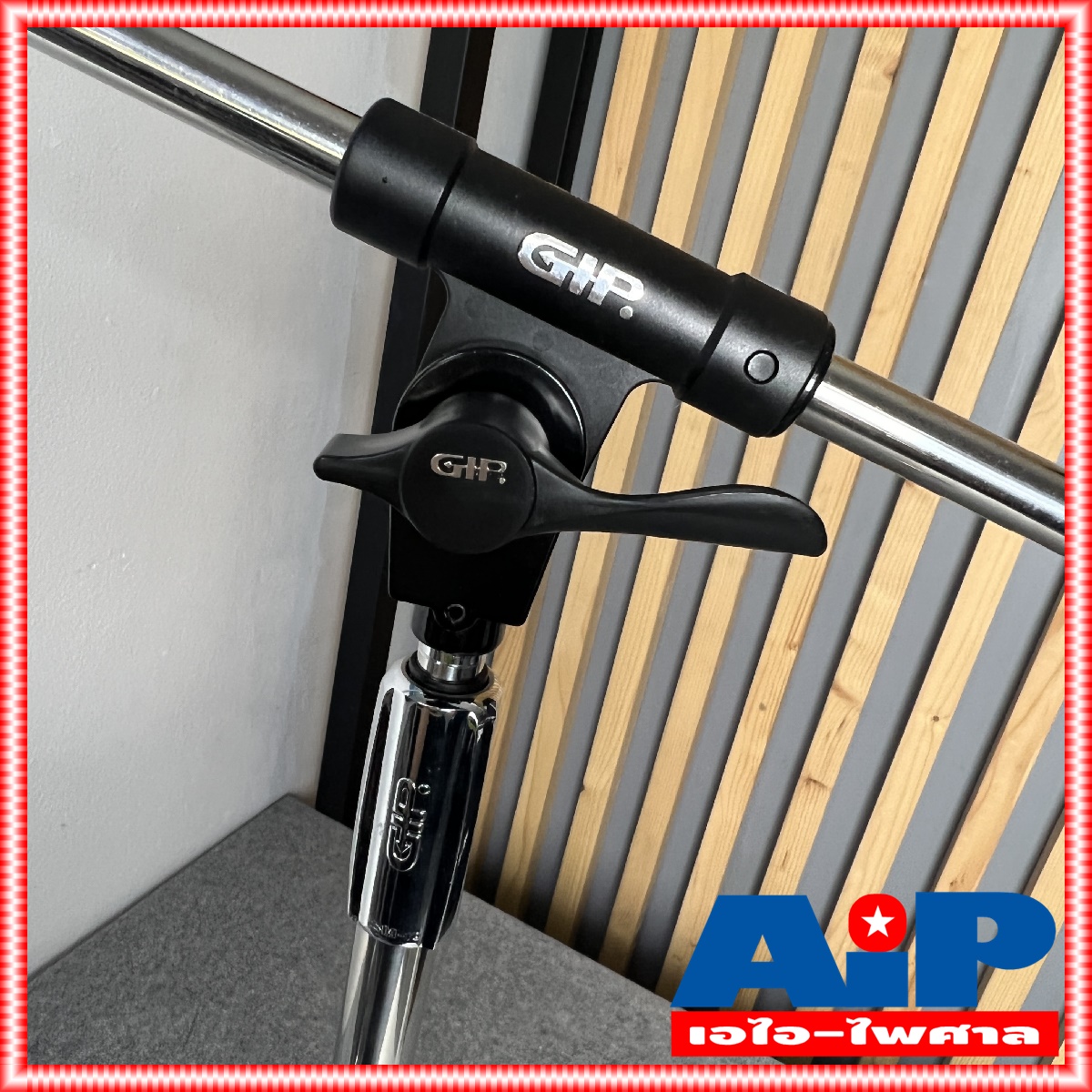 ขาตั้งไมค์ สแตนเลส 7 ชั่วโคตร GIP GMS-345 ขาตั้งไมค์โครโฟน ขาไมค์ตั้งพื้น ขาไมค์ บูม ขาตั้งไมโครโฟน GMS345 GMS 345 G I P เอไอ-ไพศาล
