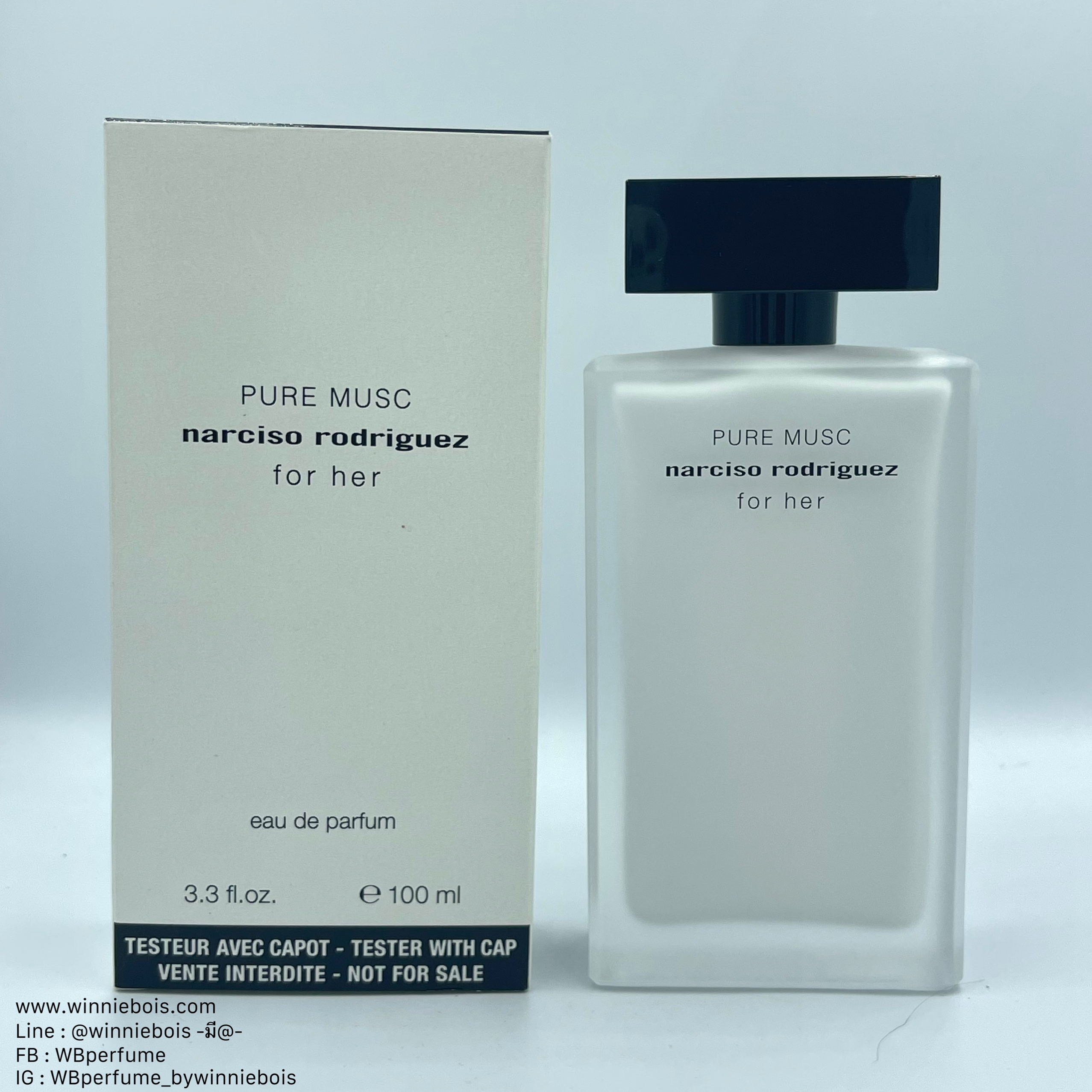 น้ำหอมแท้100% Narciso Rodriguez Pure Musc For Her EDP 100ml Tester