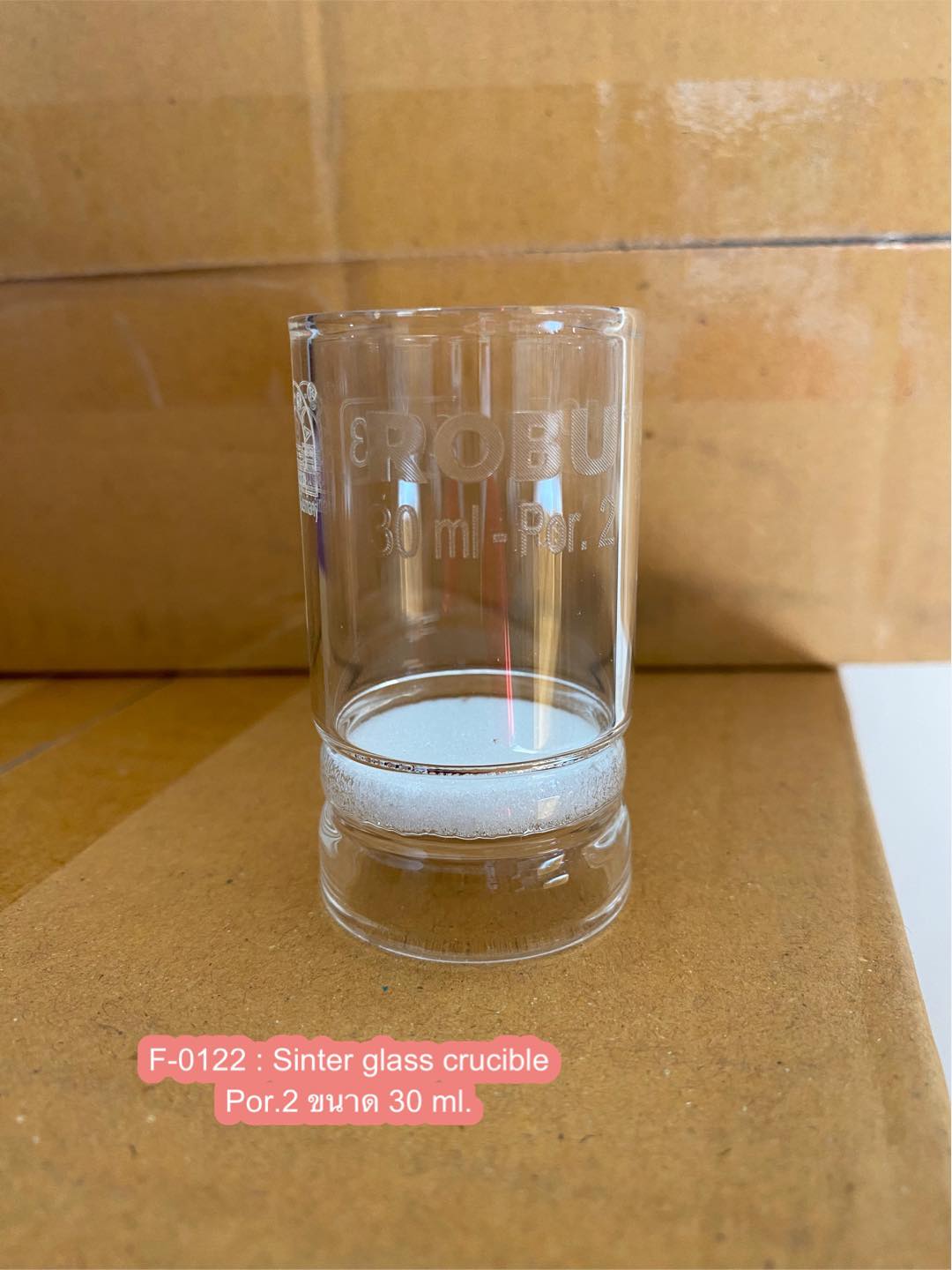 ถ้วยกรองแบบแก้ว (Sinter Glass crucible) แล็ป วัลเล่ย์ จำหน่าย สาร