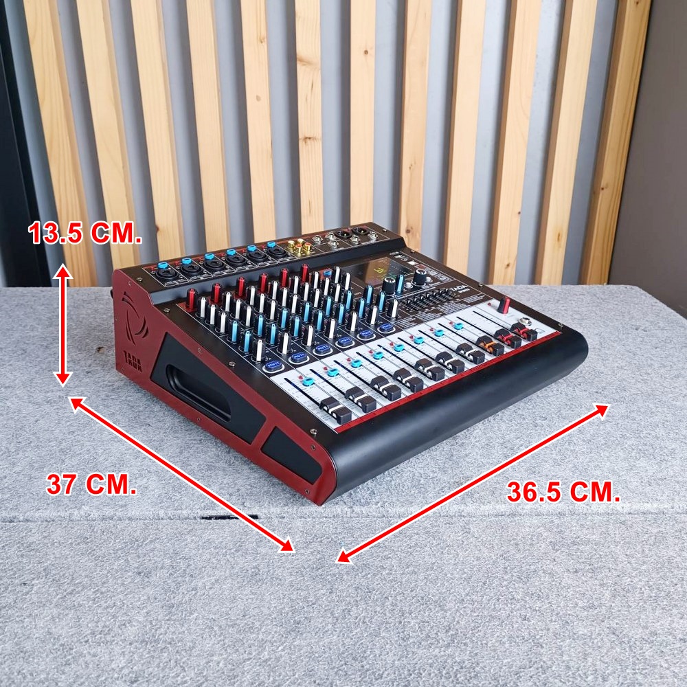 TADA SPIRIT-6 POWERMIXER พร้อม ไมค์ลอย2ตัว 350 watt EFX USB บลูทูส ธาดา มิกเซอร์อนาล็อก SPIRIT 6 SPIRIT6 เอไอ-ไพศาล