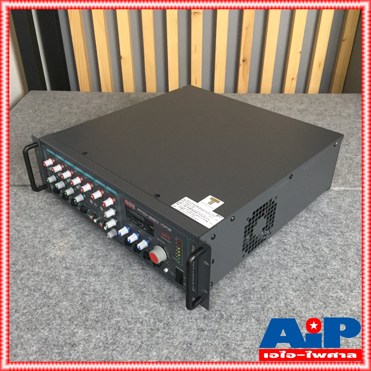 NPE PMD350MP3 AC/DC POWERMIXER ลาย PMD 350 MP3 POWERMIX PMD-350 MP3 แอมป์เสียงตามสาย ใช้ได้ทั้งไฟบ้าน 220V ไฟรถ DC24V มีบลูทูธ เอไอ-ไพศาล +++