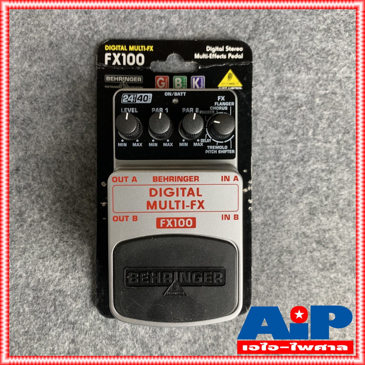 BEHRINGER FX100 เอฟเฟคกีต้าร์ Digital Multi-Effect Pedal FX-100 FX 100 เอไอ-ไพศาล +++