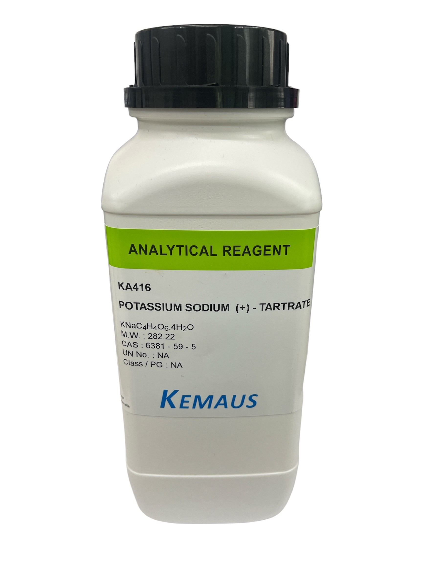 Potassium Sodium Tartrate AR Grade, 500 g -Kemaus Australia