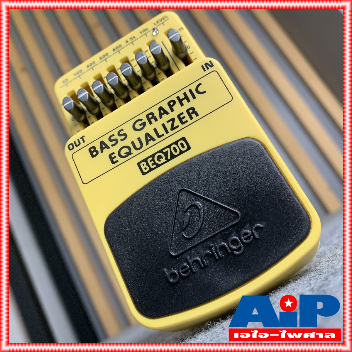 BEHRINGER BEQ700 เอฟเฟคกีต้าร์เบส Bass Graphic Equalizer BEQ-700 BEQ 700 effect guitar +++