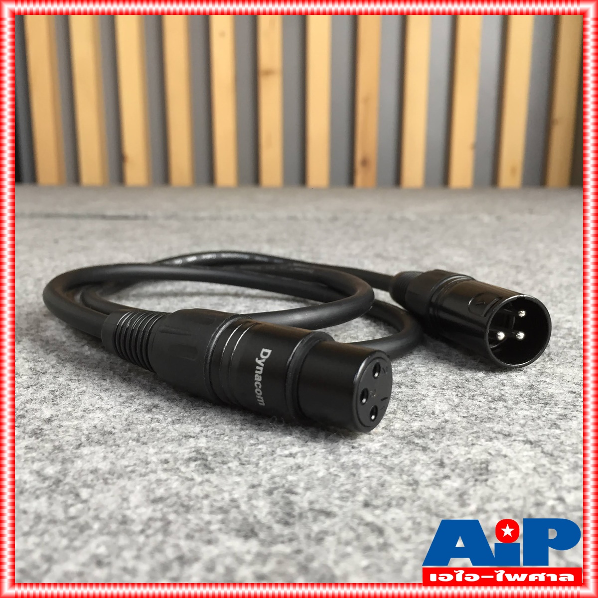 1เมตร สายไมค์ DYNACOM J021 XLR หัวท้าย ผู้ - เมีย ยาว สายสัญญาณ CANNON ผู้ ออก CANNON เมีย สายบาลานซ์ สายต่อไมค์ (ลูกค้าอาจได้รับหัวสีเงินหรือดำขึ้นกับล็อตผลิตครับ)