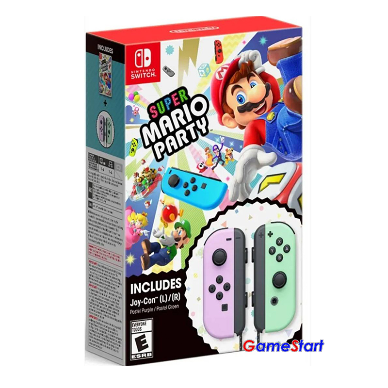 NSW: Super Mario Party Joy-Con Bundle (Pastel Purple & Pastel Green) (US/Asia) (EN)