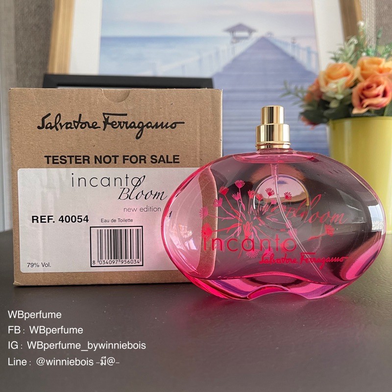 น้ำหอมแท้ 100% Ferragamo Incanto Bloom new edition EDT 100ml TESTER