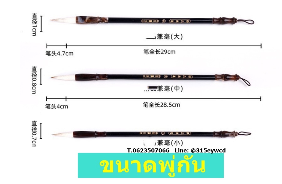 ชุดพู่กันจีน