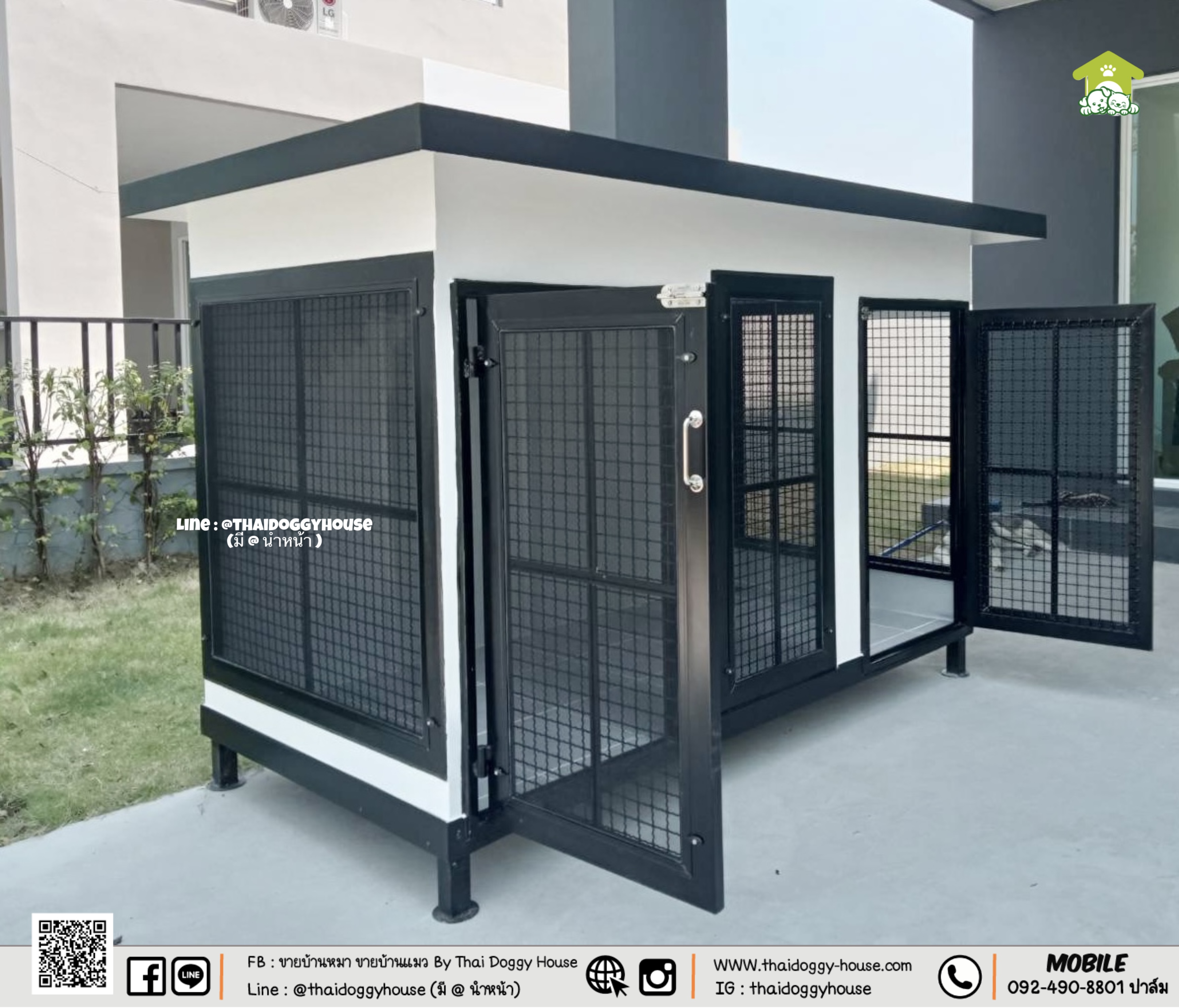 บ้านหมา บ้านแมว " 𝐁𝐎𝐗 𝐒𝐓𝐘𝐋𝐄 𝐁𝐘 𝐓𝐇𝐀𝐈 𝐃𝐎𝐆𝐆𝐘 𝐇𝐎𝐔𝐒𝐄 " &#x