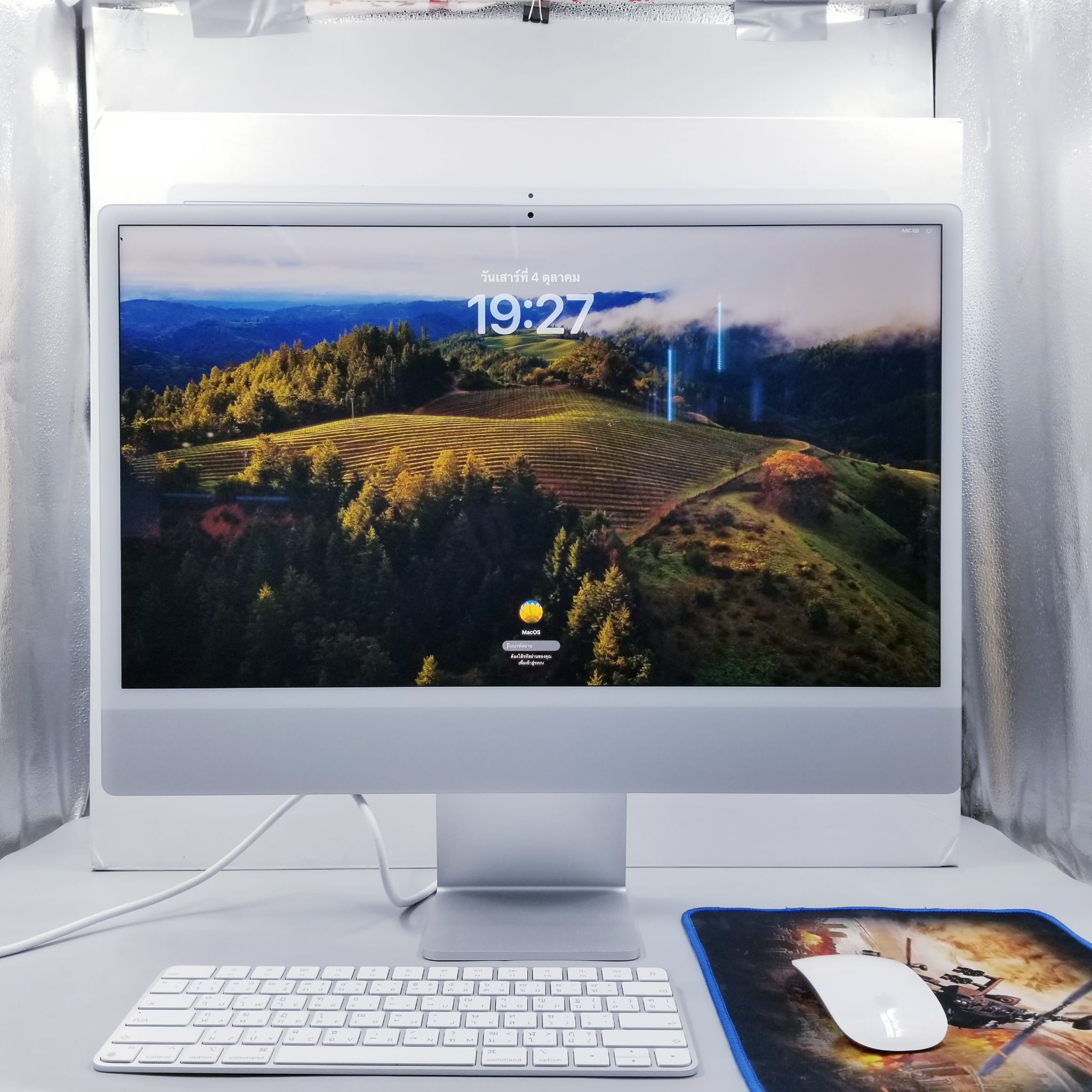 🍋 iMac 24" M1 8GB/256GB Silver (2021) 🍋 🍉 #หายาก i Mac 24" M1 สเปคดี ครบกล่อง มีปกศ. 8 เดือน 🍉