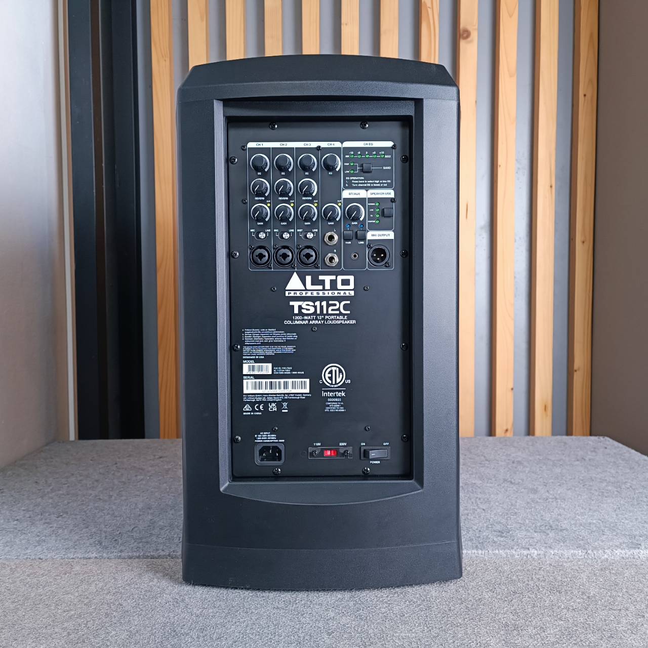 แถมถุงเก็บลำโพงคอลัมน์ ALTO TS-112C ลำโพงคอลัมน์แอคทีฟ บลูทูธ TS 112C ลำโพงคอลัมน์ มีแอมป์ในตัว TS112C เอไอ-ไพศาล