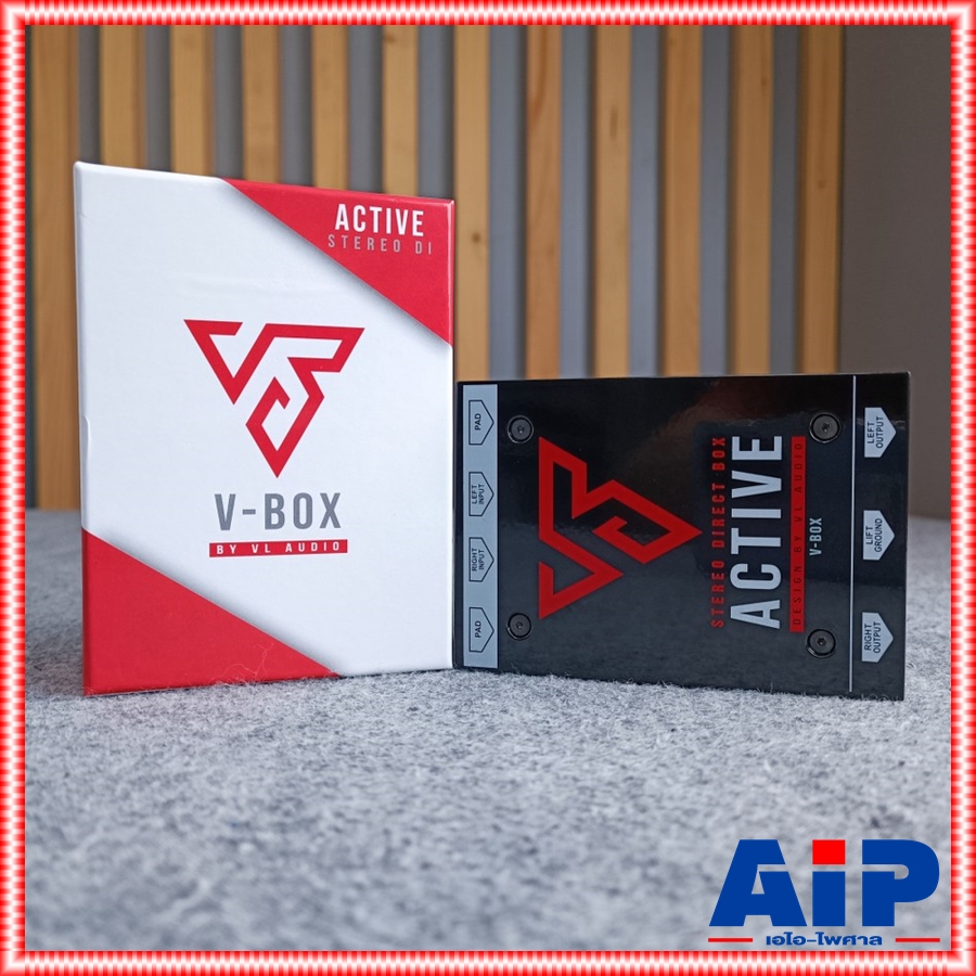 V BOX Stereo Active DI MKII ตัวกรองสัญญาณเสียง กล่องสัญญาณเสียง ดีไอสำหรับเบสกีตาร์และเครื่องดนตรี เอไอ-ไพศาล