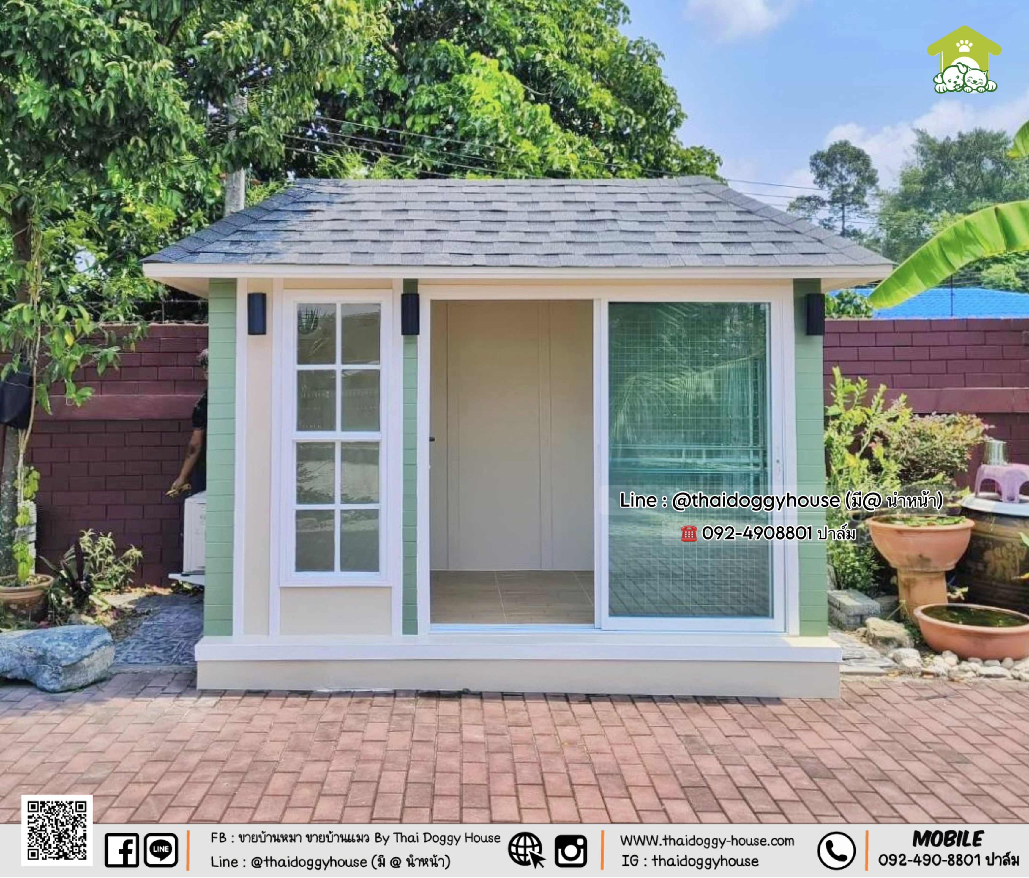 บ้านหมา บ้านแมว บ้านสัตว์เลี้ยง 𝐓𝐡𝐚𝐢 𝐝𝐨𝐠𝐠𝐲 𝐡𝐨𝐮𝐬𝐞 𝐌𝐨𝐝𝐞𝐫𝐧 𝐒𝐭𝐲𝐥e