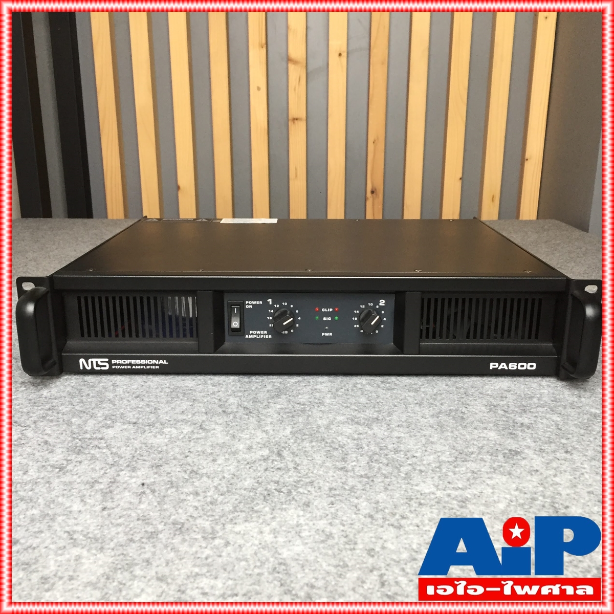NTS PA600 poweramp เอ็นที่เอส PA 600 power amp PA-600 เพาเวอร์แอมป์ แอมป์ขยาย เครื่องเสียง แอมป์ เพาเวอร์ เอไอ-ไพศาล