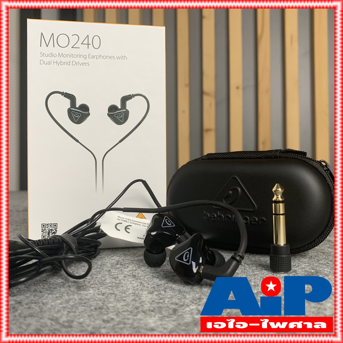 BEHRINGER MO240 หูฟัง in ear monitors หูฟังอินเอียร์ราคาไม่แพง สำหรับนักดนตรี นักฟังเพลง และ ซาวด์เอ็นจิเนียร์ MO-240 MO 240 +++