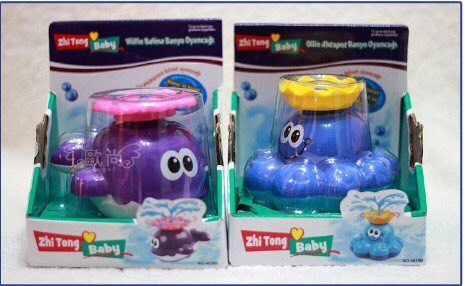 4026B ของเล่นปลาหมึกใส่ถ่านเล่นในน้ำ zhitong baby ชิ้นละ