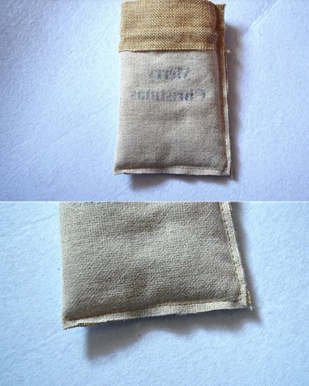 ถุงผ้ากระสอบ ถุงผ้าป่าน ใส่ของชำร่วย เก๋ ๆ ขนาด 7x9cm หรือ 2.7 x3.5 นิ้ว ถุงผ้า สีน้ำตาล ใส่ของ สไตล์ วินเทจ 160765