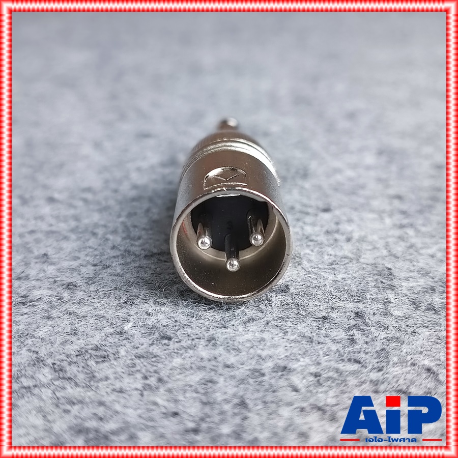 LIDGE YM-086 P.MIC MONO ท้าย P.CANNON YM086 YM 086 ปลั๊กไมค์โมโน ออก XLR ตัวผู้ แจ็คทด โฟนโมโน ออก cannon ตัวผู้