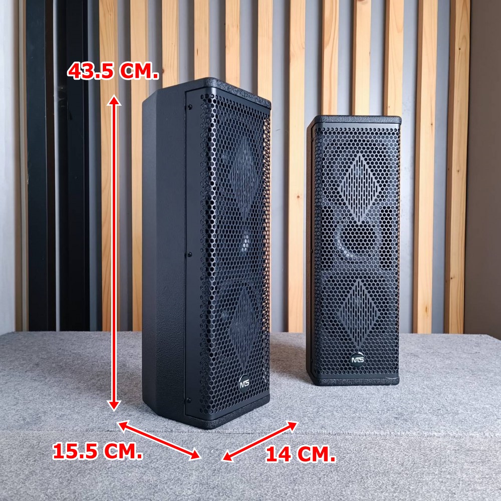 คู่ละ NTS CL-412 column loudspeaker พร้อมขาแขวนพนัง CL-412 CL-412 ลำโพงคอลัมน์ ลำโพง เอไอ-ไพสาล