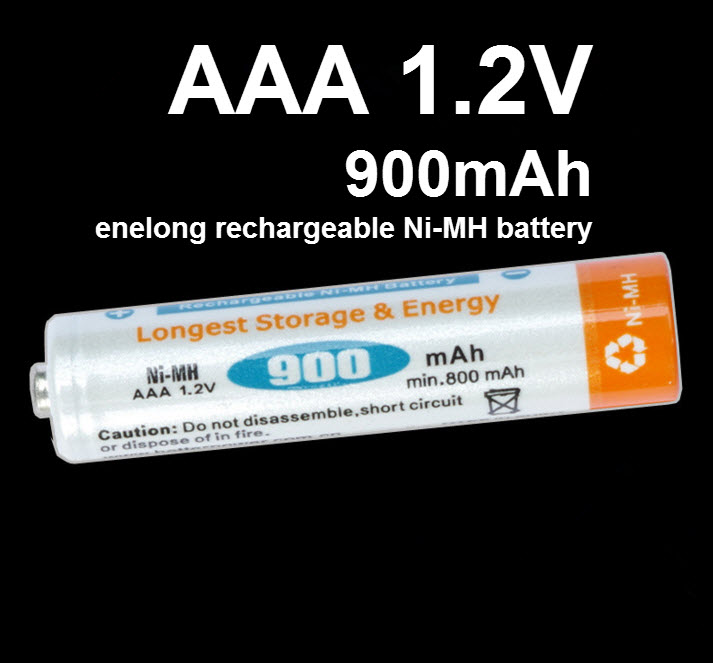 AAA 1.2V 900mAh (BPI) enelong rechargeable Ni-MH battery