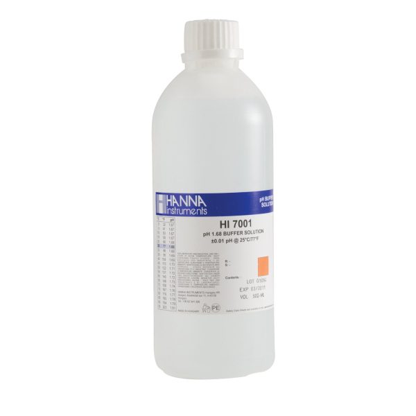 HI7001L Buffer Solution pH 1.68, 500 ml, ±0,01pH