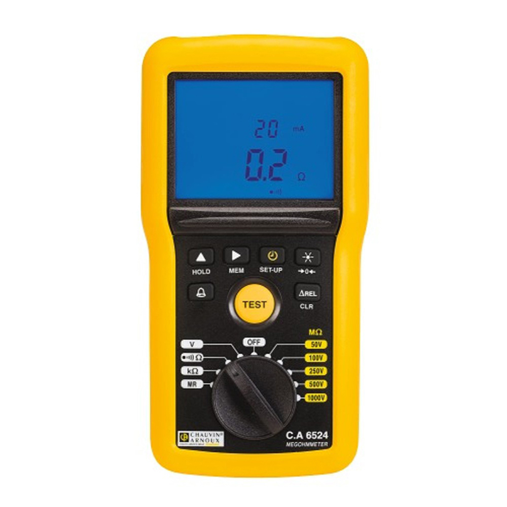 CA6524 1kV Insulation Tester เครื่องวัดฉนวนไฟฟ้า 1kV โชวิน อาร์นูวซ์ Chauvin Arnoux by ASRAS แอสราส