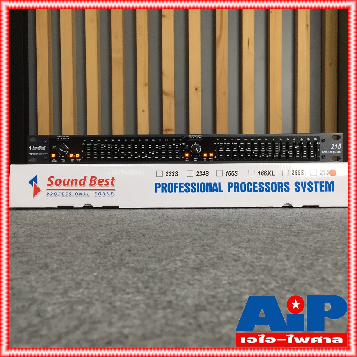 SOUNDBEST 215B EQ Eqlizer 215 อีคิวซาด์เบส 215 Sound Best ซาวด์เบส อีคิวอีควอไลเซอร์15ช่อง เอไอ-ไพศาล +++