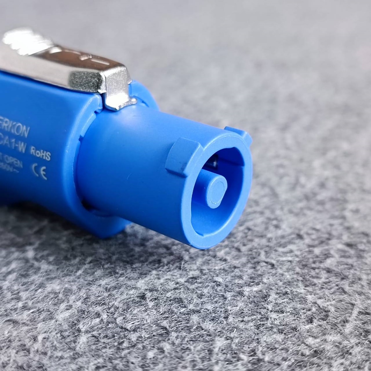 LIDGE LS-3FCA-1W รุ่นกันน้ำ ปลั๊ก POWER CON ตัวผู้ เพาเวอร์ครอนสีฟ้า ACตัวผู้ ปลั๊กตัวผู้ AC POWER PLUG A-type (power in) cable connector เอไอ-ไพศาล