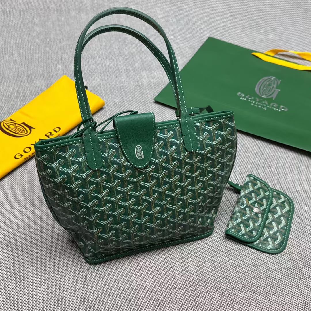 **do** กระเป๋า Goyard Anjou Mini Bag ใช้ได้ 2 ด้าน มีกระเป๋าเงินใบเล็ก สินค้าใหม่ ของแท้