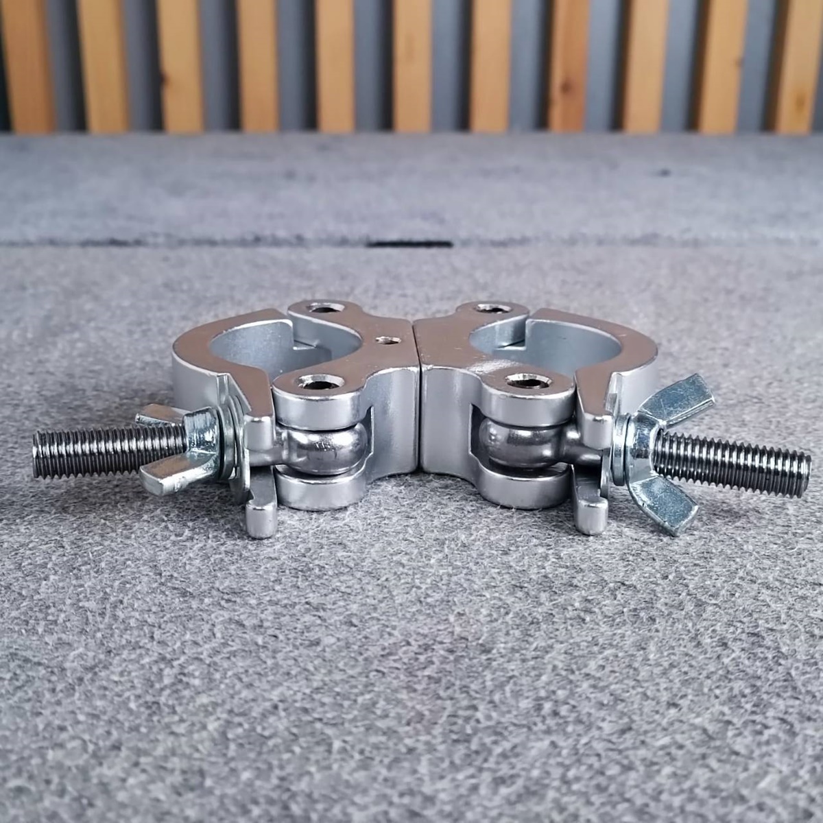 F-34 DOUBLE CLAMP 200KG ทรัส ดับเบิ้ลแคมป์ แค้มคู่ แค้มสำหรับเกาะยึดทรัช เอไอ-ไพศาล