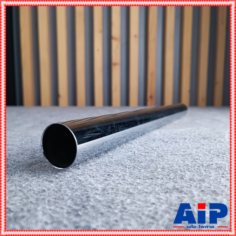 1ท่อน NTS T-45 ท่อเหล็ก 35mm ยาว45เซนติเมตร โครเมียม ท่อสวมบนตู้ลำโพง ขาท่อตั้งบนตู้ลำโพง เอ็นทีเอส T45 T 45 เอไอ-ไพศาล