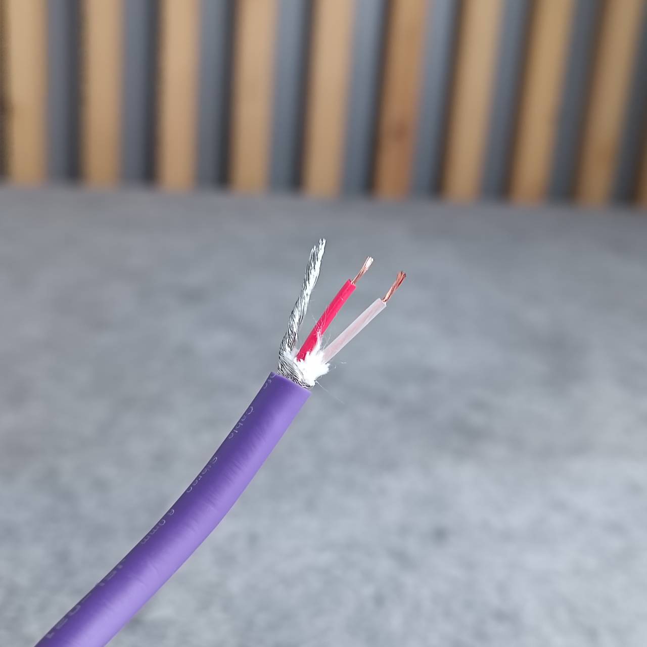 สีม่วง ขด50เมตร DYNACOM JSL-021 สายไมค์STสีม่วง 6MM สายไมค์ สายไมค์สเตอริโอ JSL021 JSL 021 เอไอ-ไพศาล