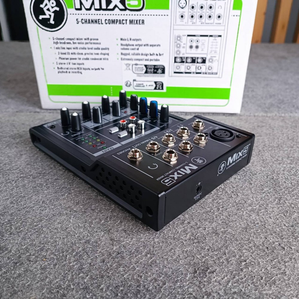 Mackie MIX-5 Mixer มิกเซอร์อนาล็อก ช่องเสียบไมค์ 1 ช่อง มิกเซอร์ MIX 5 MIX5 เอไอ-ไพศาล