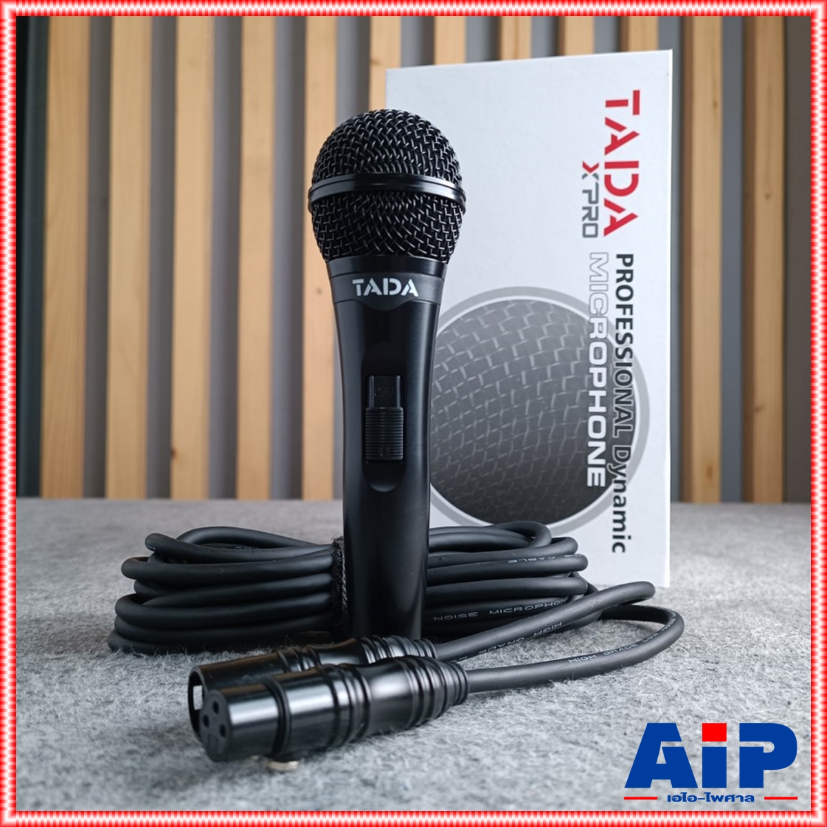 TADA RAD-8 ไมค์สาย ไมค์ไดนามิก RAD 8 RAD8 TA DA ไมค์คาราโอเกะ ไมค์ร้องเพลง แถมฟรี สาย 5 เมตร แจ็คทด ถุงเก็บไมค์ ธาดา เอไอ-ไพศาล