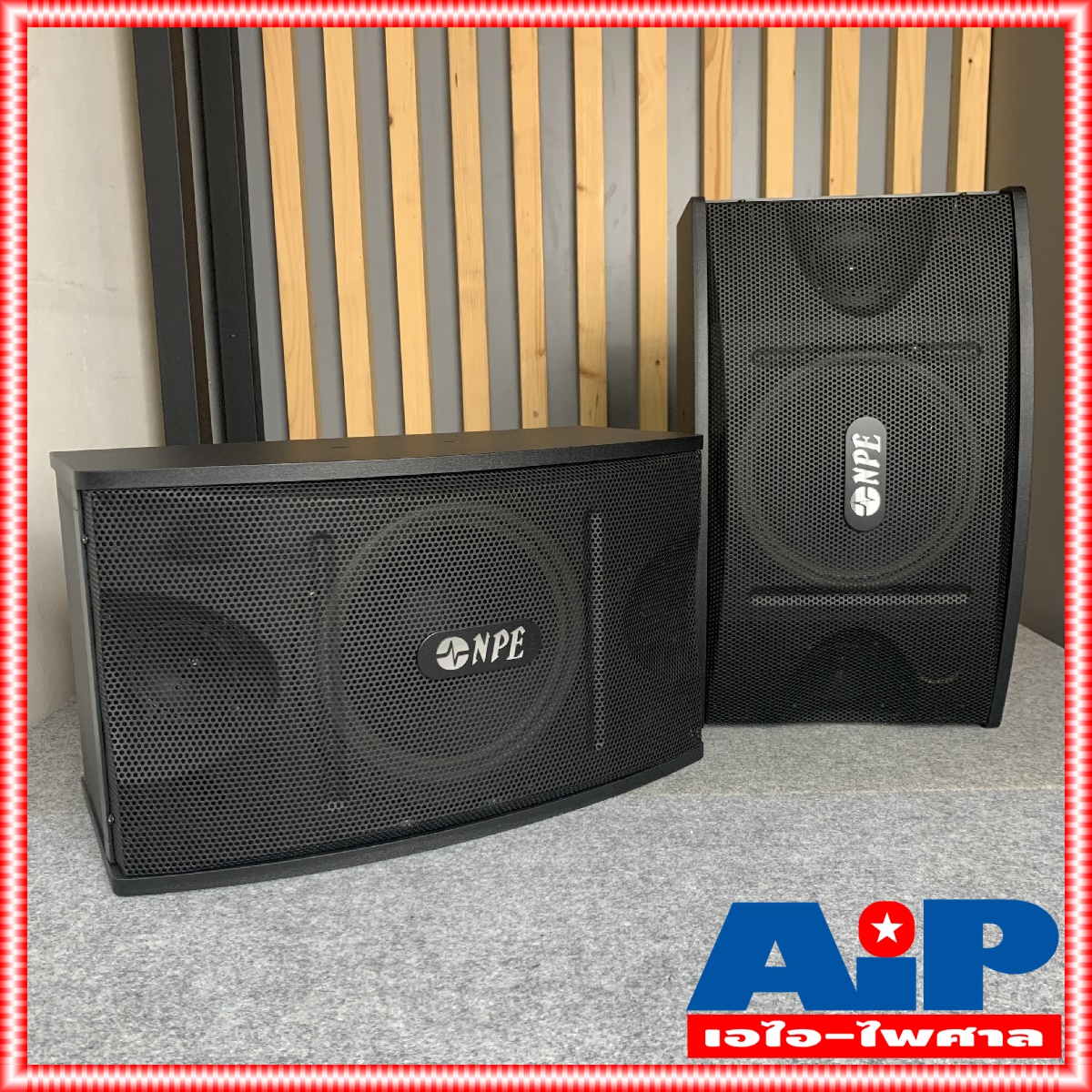 ตู้ลำโพงคาราโอเกะ 10นิ้ว NPE K450 (ราคาต่อ1คู่ 2ใบ) เอ็นพีอี K 450 ตู้คาราโอเกะ K-450 ตู้ลำโพง ตู้ 10นิ้ว เอไอ-ไพศาล +++