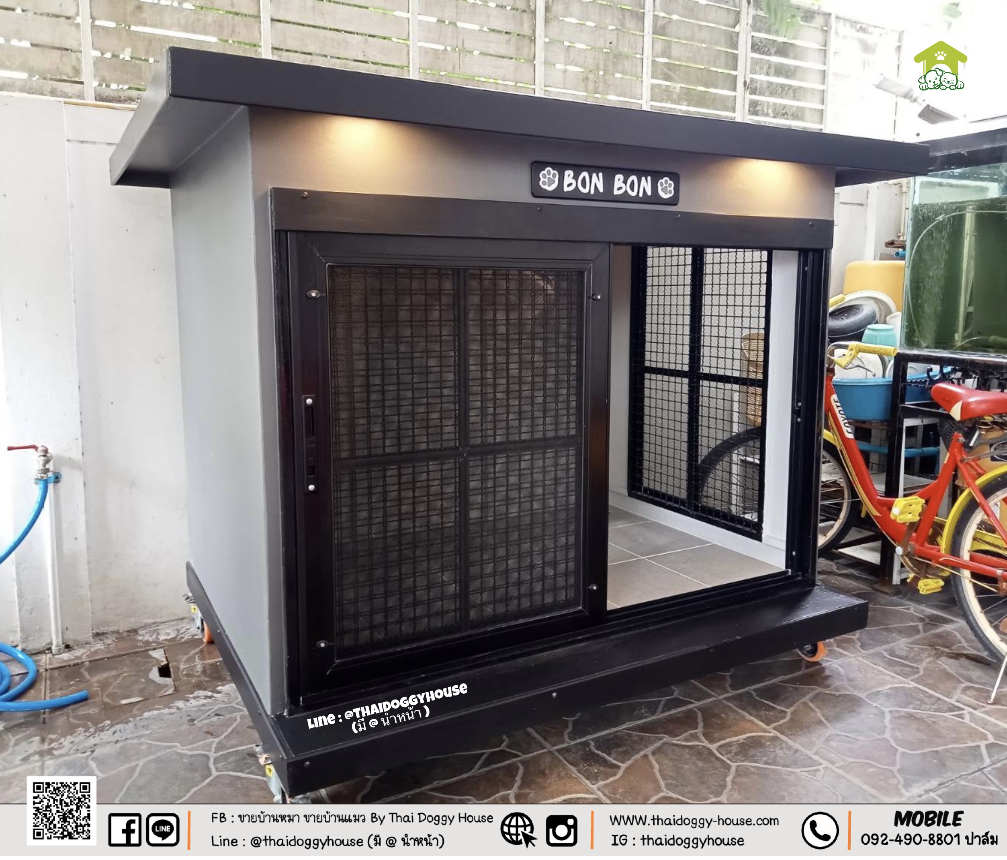 บ้านหมา บ้านแมว " 𝐁𝐎𝐗 𝐒𝐓𝐘𝐋𝐄 𝐁𝐘 𝐓𝐇𝐀𝐈 𝐃𝐎𝐆𝐆𝐘 𝐇𝐎𝐔𝐒𝐄 " &#x