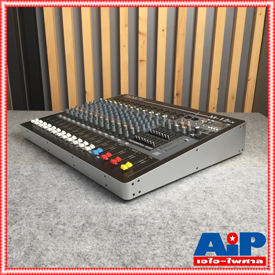 MYNPE M-12FX เอฟเฟตแท้MIXER 12MONO M12FX เครื่องปรับแต่งเสียงเอฟเฟต มิกเซอร์ เครื่องเสียง MIX มิกซ์ EFFCT M 12 FX M12 FX เอไอ-ไพศาล