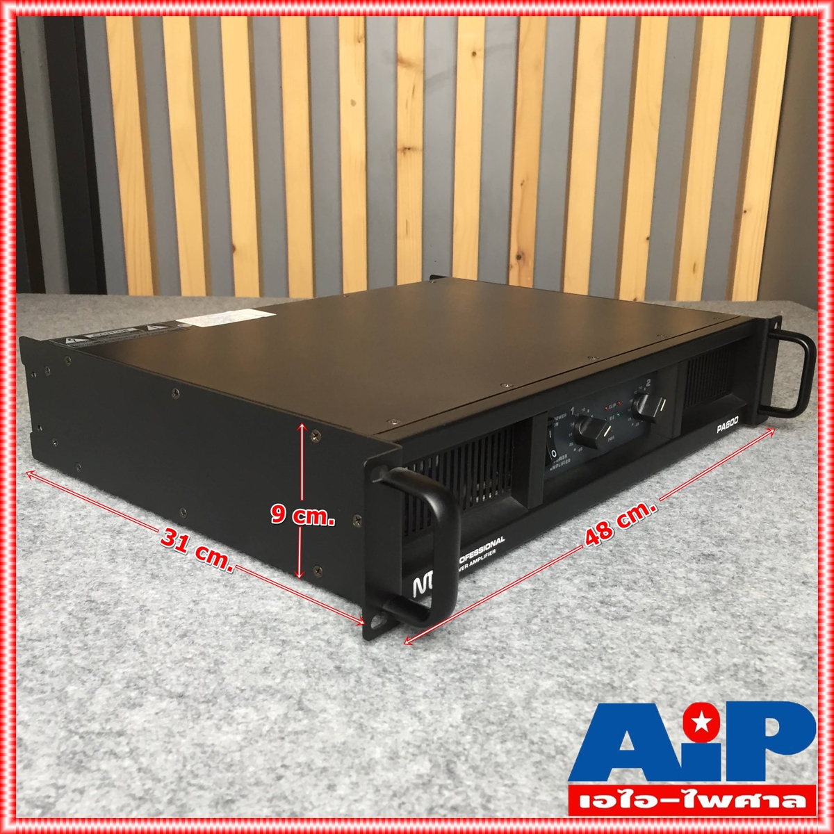 NTS PA600 poweramp เอ็นที่เอส PA 600 power amp PA-600 เพาเวอร์แอมป์ แอมป์ขยาย เครื่องเสียง แอมป์ เพาเวอร์ เอไอ-ไพศาล