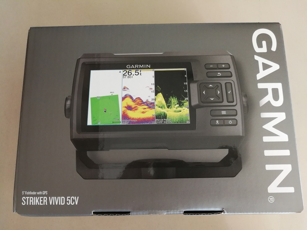 เครื่องหาปลา+GPS ยี่ห้อ Garmin Striker Vivid 5cv with Transducer แถมฟรี หมวก