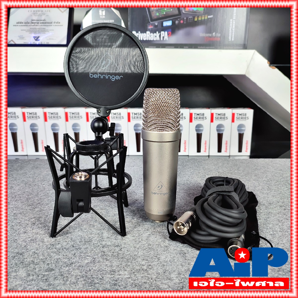 BERINGER TM-1 ไมค์สตูดิโอ ไมค์โครโฟนสตูดิโอ ไมโครโฟนคอนเด็นเซอร์ ไมค์สตูดิโอBERINGER TM 1 TM1 เอไอ-ไพศาล