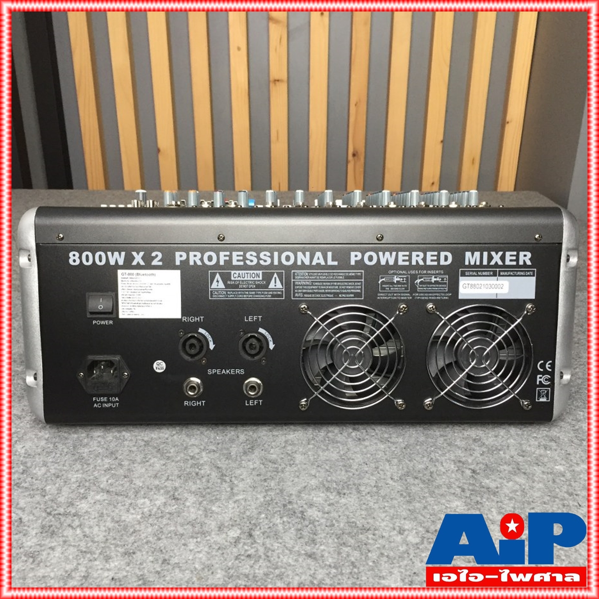 MYNPE GT-880 POWER MIXER8mono 800W GT880 มิกเซอร์ POWERMIX เพาเวอร์มิกซ์ มิกซ์ เครื่องเสียง เครื่องปรับแต่งเสียง เอไอ-ไพศาล