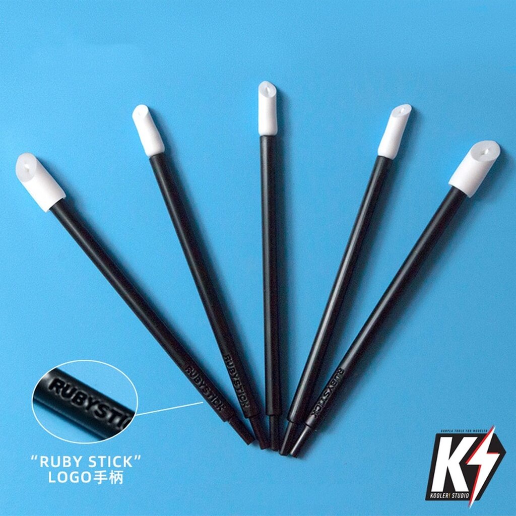 RUBYSTICK แปรงฟองน้ำเมลามีน ใช้สำหรับเช็ดสีตัดเส้นกันพลา #เช็ดเลนส์กล้อง เช็ดแผงวงจร